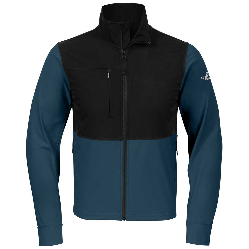 The North Face Men's Blue Wing Castle Rock Softshell Jacket