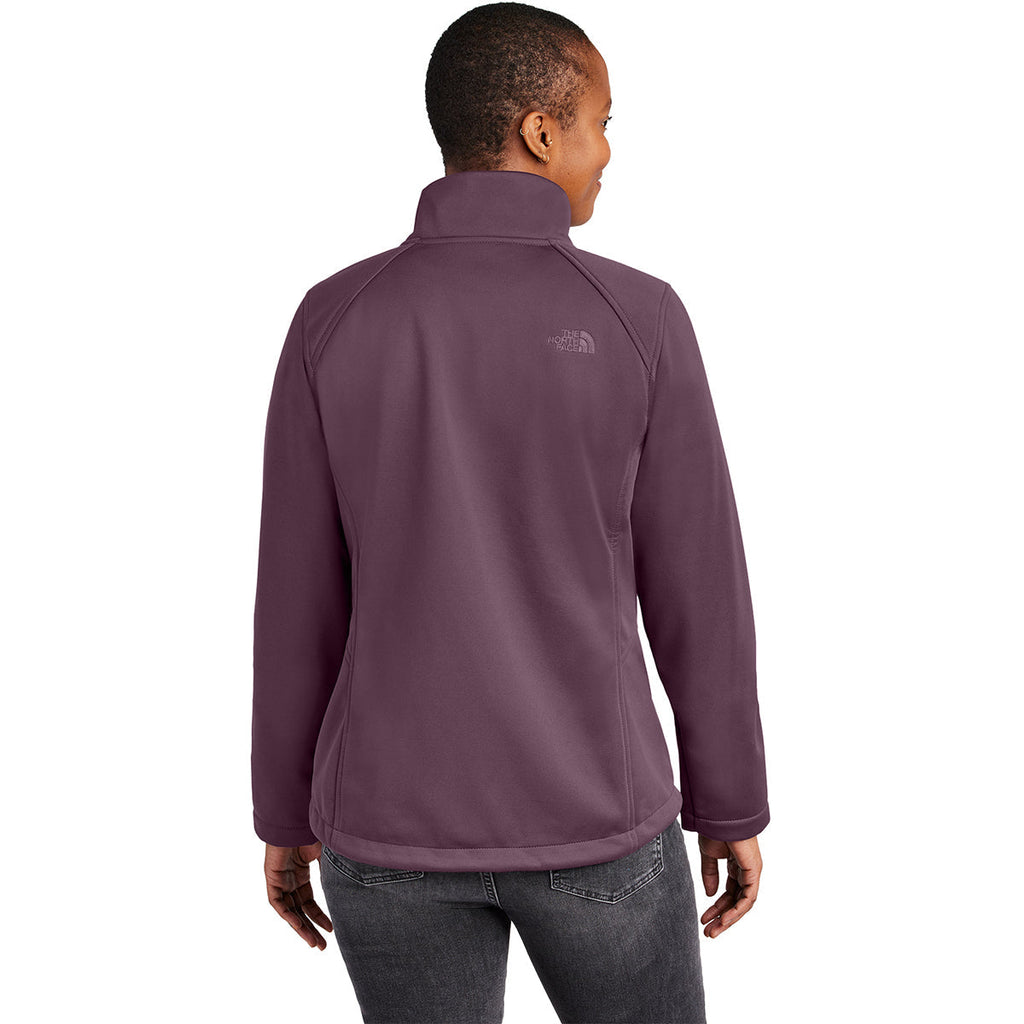 The North Face Women's TNF Blackberry Wine Chest Logo Ridgewall Softshell Jacket