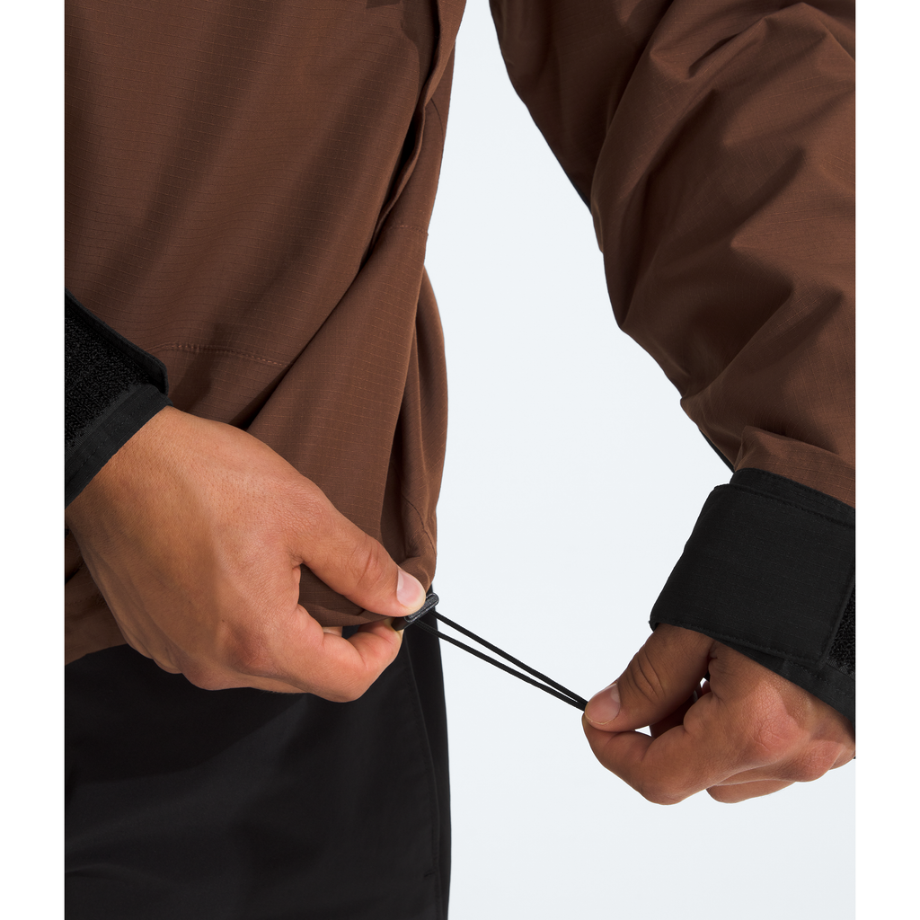 The North Face Men's DryVent Mono Mountain Jacket in Ember Soil/TNF Black