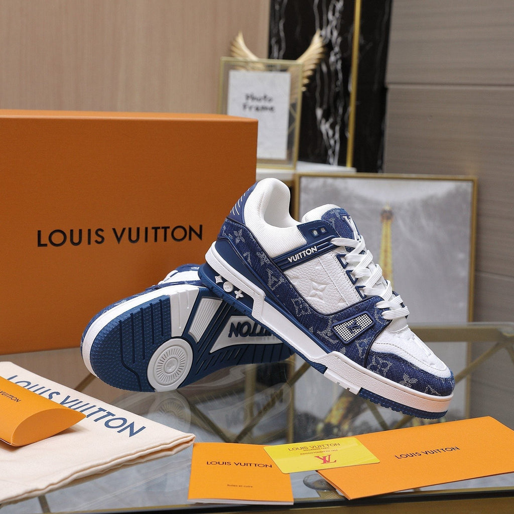 Louis Vuitton Monogram Low-Top Sneakers — side