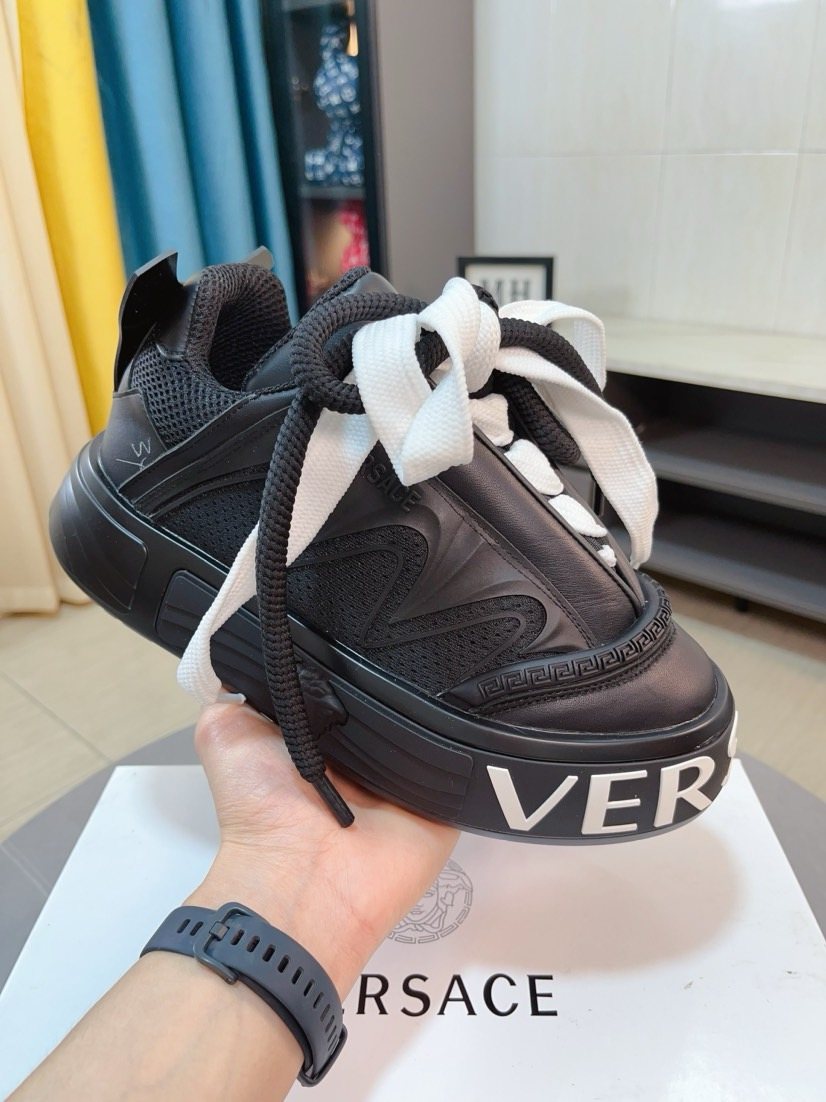 Versace Logo Sole Sneakers — side