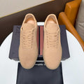 ZEGNA Suede Low-Top Sneakers — front