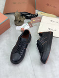 微商相册测试鞋子-Loro Piana Low-Top Sneakers with Brown Accents — hero