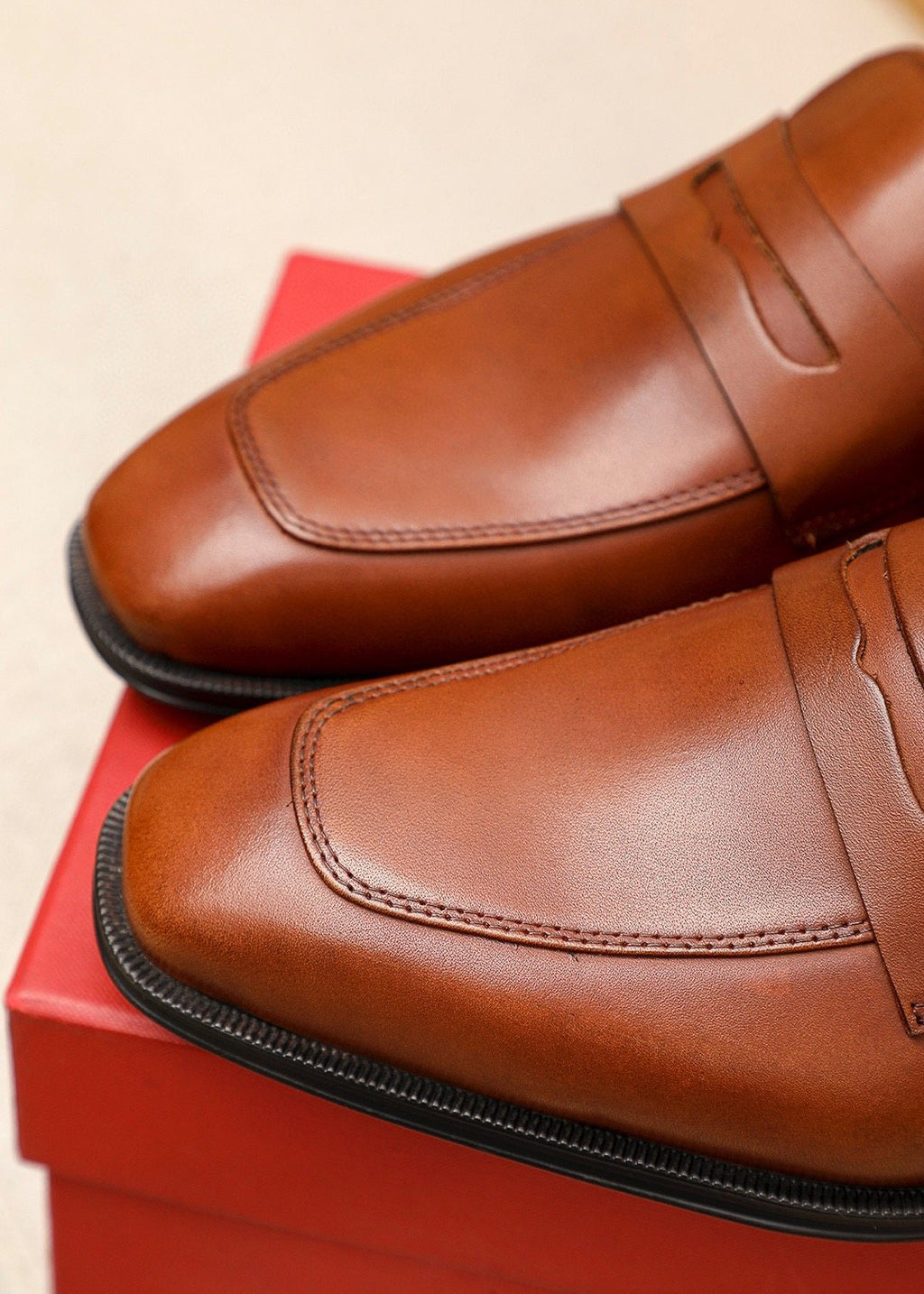 Ferragamo Leather Bit Loafers — detail