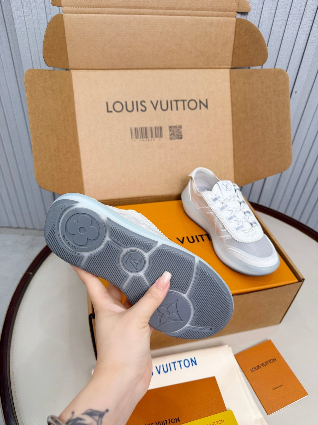 Louis Vuitton Sprint Mesh Sneakers — detail