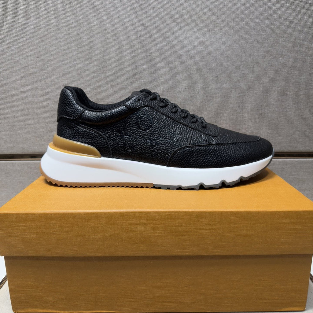 Louis Vuitton Textured Low-Top Sneakers — side