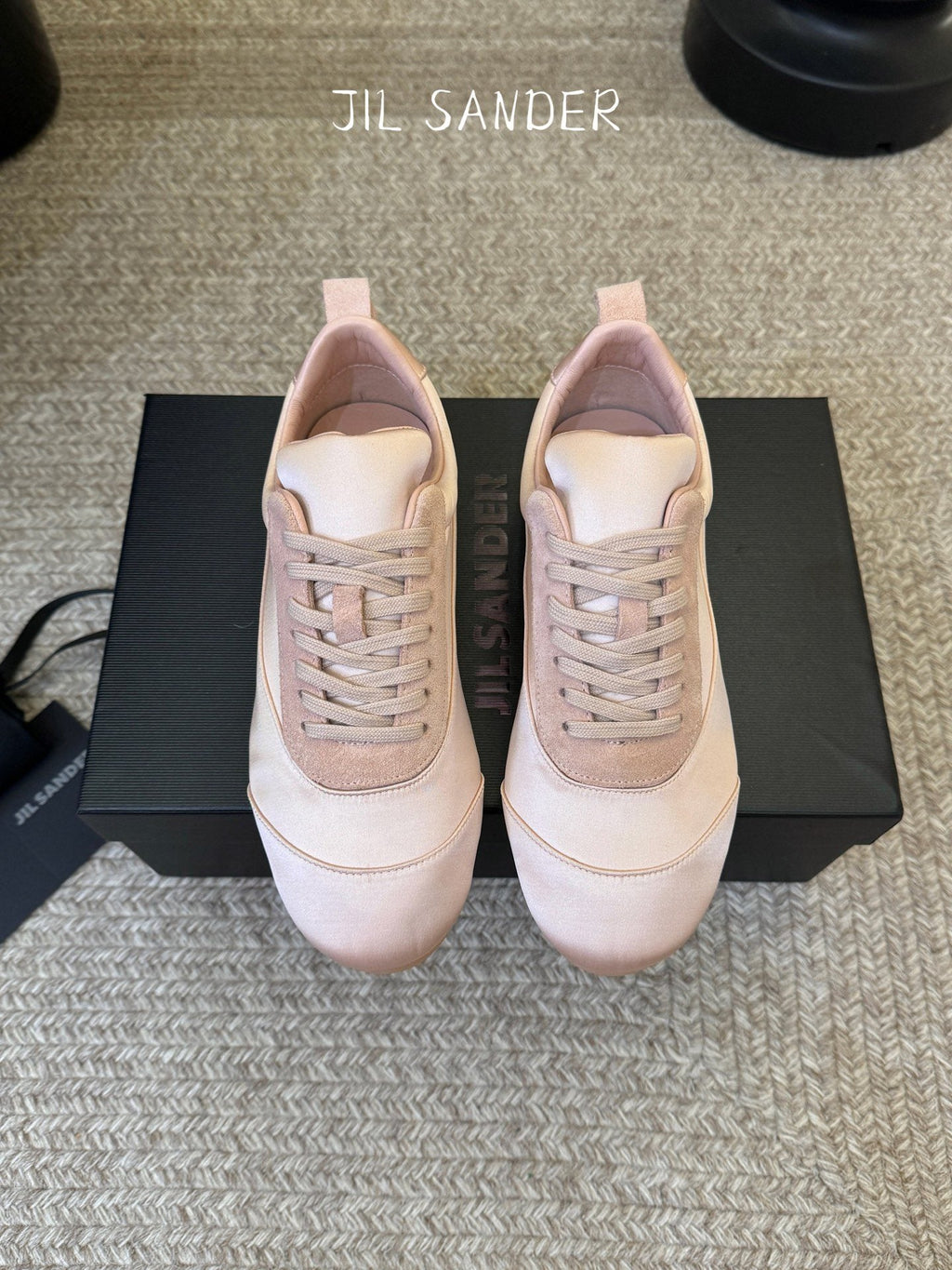 Jil Sander Satin Low-Top Sneakers — hero